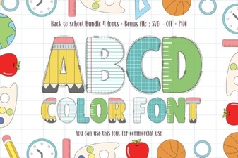 Fresh Fonts for Your Back-to-School Projects