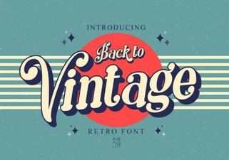 Embrace Vintage Style with Downloadable Fonts
