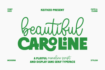 Beautiful Caroline Font for Creative Projects