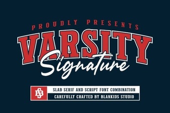 Varsity Signature Font for Authentic Lettering Projects