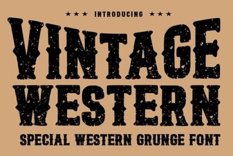 Vintage Western Fonts: Design & Download Guide