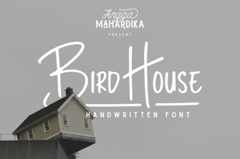 Bird House Font: Creative Diy Design Projects