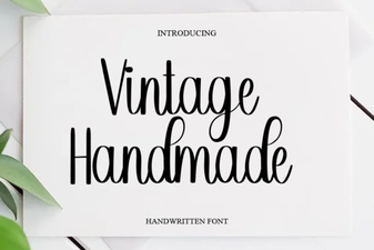 Vintage Fonts for Crafty Designs & Creative Projects